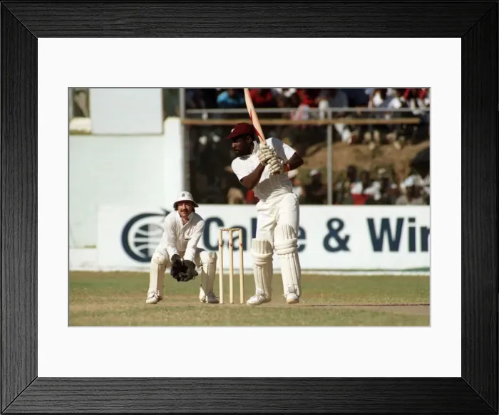 Framed Print : Cricket-3rd One Day International. West Indies v. England Framed Print : Cricket-3rd One Day International. West Indies v. England