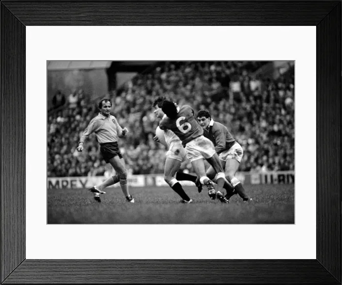 Framed Print : International Rugby Union. England v. Wales. January 1986 PR-04-020 Framed Print : International Rugby Union. England v. Wales. January 1986 PR-04-020
