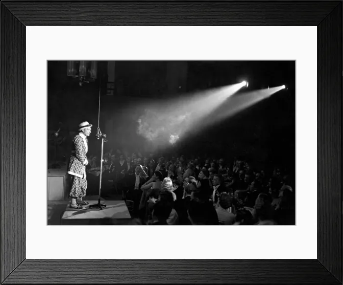 Framed Print : Max Miller Performing on Stage January 1938 OL305-007 Framed Print : Max Miller Performing on Stage January 1938 OL305-007