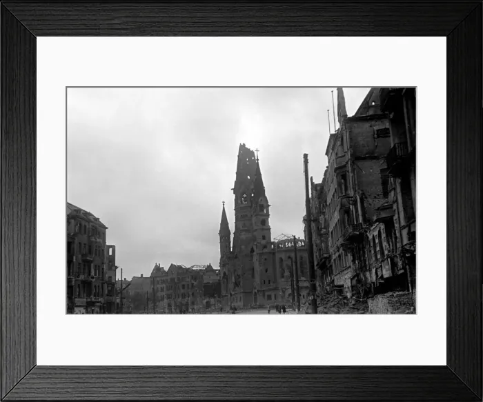 Framed Print : General views of Berlin following the Occupation of the British sector by UK Troops