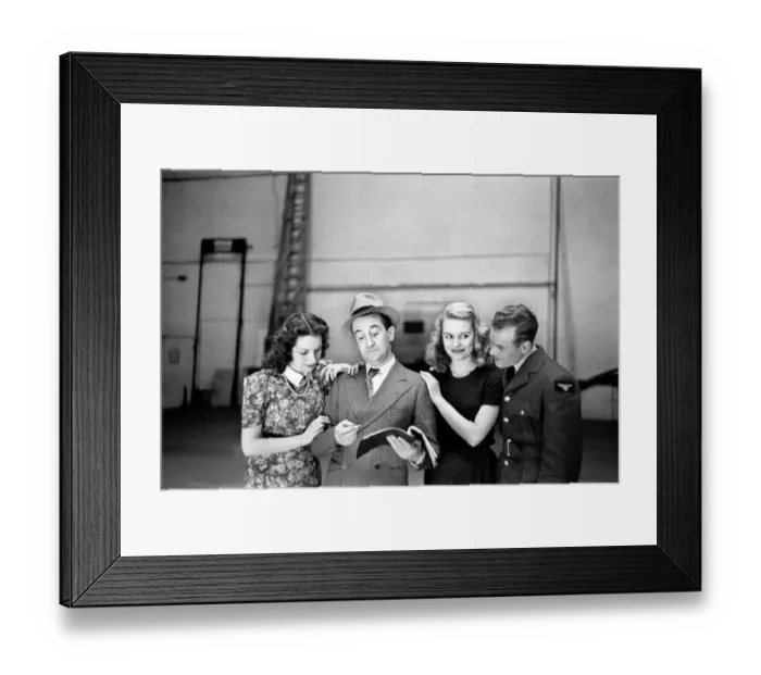 Framed Print : Entertainers Stanley Lupino, Pat Kirkwood (Left), Sally Gray Framed Print : Entertainers Stanley Lupino, Pat Kirkwood (Left), Sally Gray