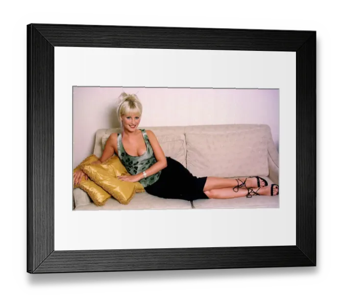 Framed Print : Denise Van Outen August 1999 weby