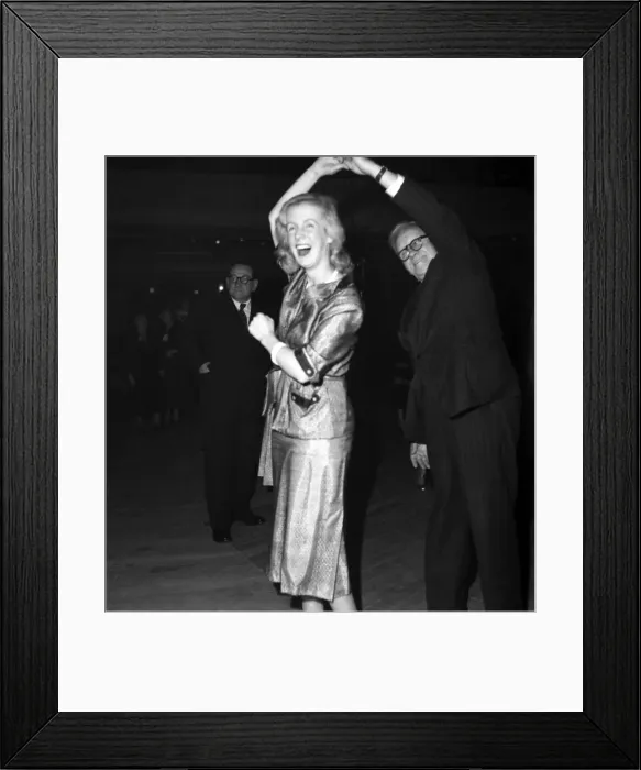 Framed Print : Labour politician Herbert Morrison and wife dancing at the Labour Party Conference
