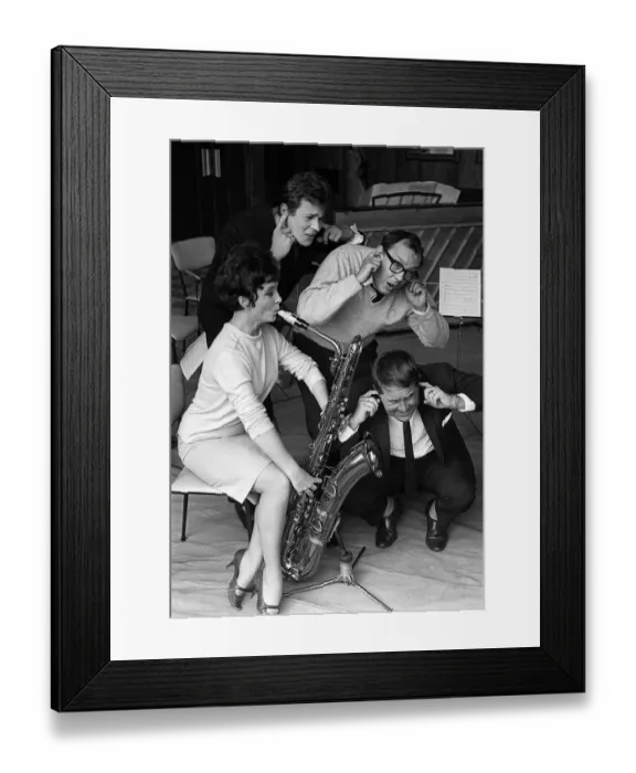 Framed Print : Morecambe & Wise. Comedians June 1965 Eric Morecambe