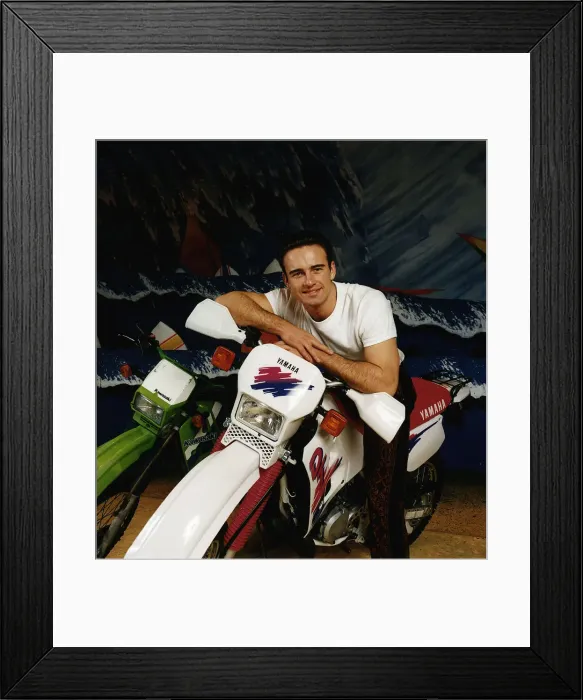 Framed Print : Julian McMahon - Actor who stars as Ben in television programme Home and Away