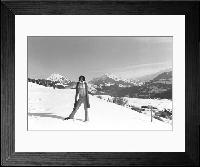 Framed Print : The Jackson 5 February 1979 Michael Jackson performing in Switzerland
