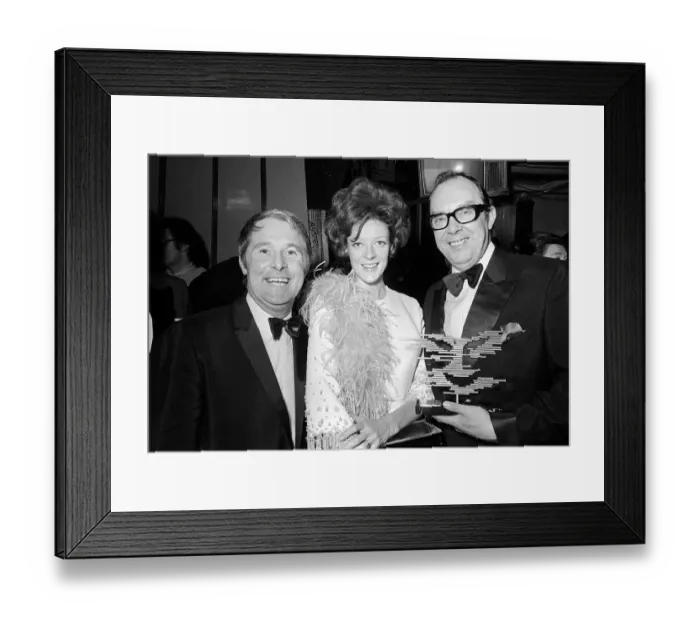 Framed Print : TV and Film Awards March 1970 at the London Palladium Maggie Smith back stage Framed Print : TV and Film Awards March 1970 at the London Palladium Maggie Smith back stage