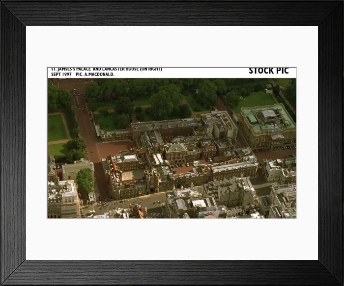 Framed Print : London St James Palace and Lancaster House 1997 Framed Print : London St James Palace and Lancaster House 1997