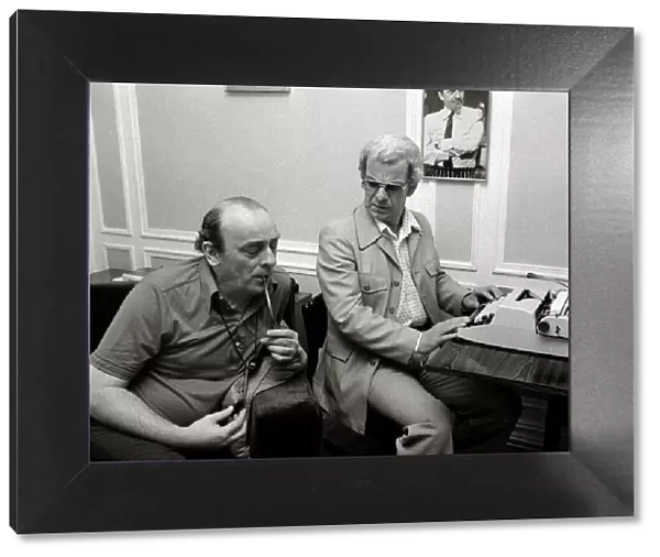 Barry Cryer and John Junkin - June 1978 scriptwriters for the new Morecambe