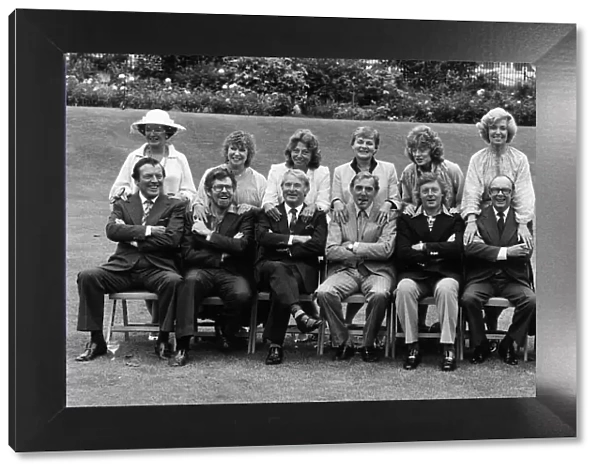 Thames Television stars with their wives 1980