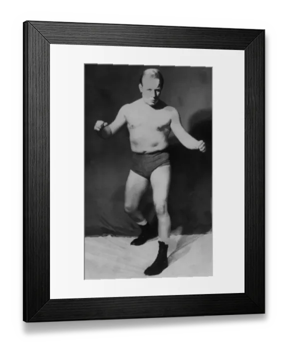 Framed Print : Brian Glover Actor as a wrestler 1970
