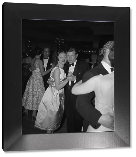 Benny Hill 1958 Variety Club party dancing Born Southampton 21  /  01  /  1924