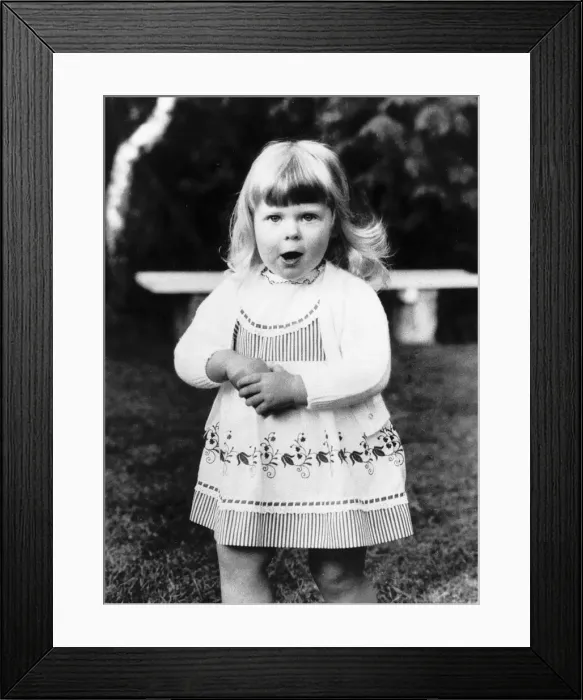 Framed Print : Louise Brown Test Tube Girl June 1980