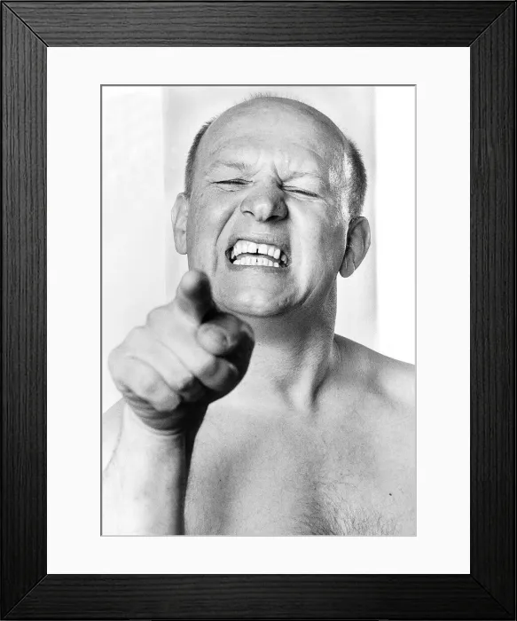 Framed Print : Brian Glover Actor and Wrestler Framed Print : Brian Glover Actor and Wrestler