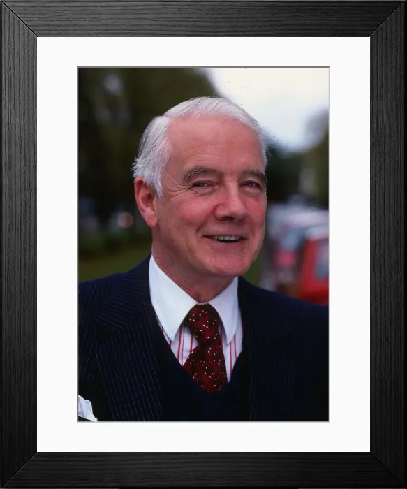 Framed Print : Fulton MacKay actor 1986 Framed Print : Fulton MacKay actor 1986
