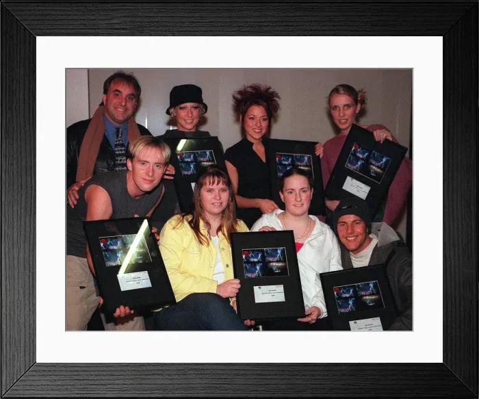 Framed Print : Steps pop group with Sunday Mail winners December 1999 Hot Ticket awards Secc Framed Print : Steps pop group with Sunday Mail winners December 1999 Hot Ticket awards Secc