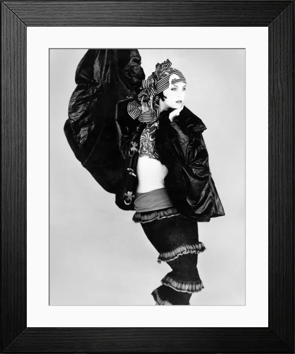 Framed Print : Fashion. Back in the swing. London is swinging again with a fashion message no one can