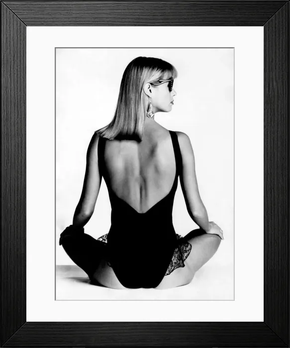 Framed Print : Clothing - Beach. May 1987 P017909