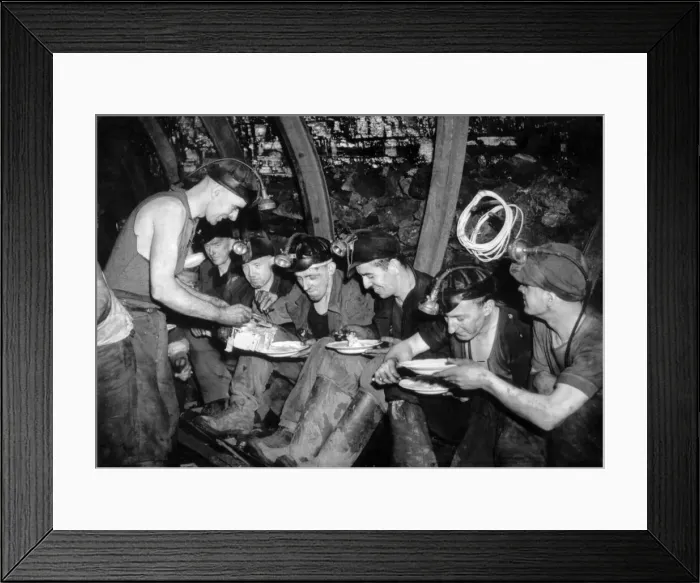 Framed Print : Coal Mines Underground Scenes. October 1941 P017839 Framed Print : Coal Mines Underground Scenes. October 1941 P017839