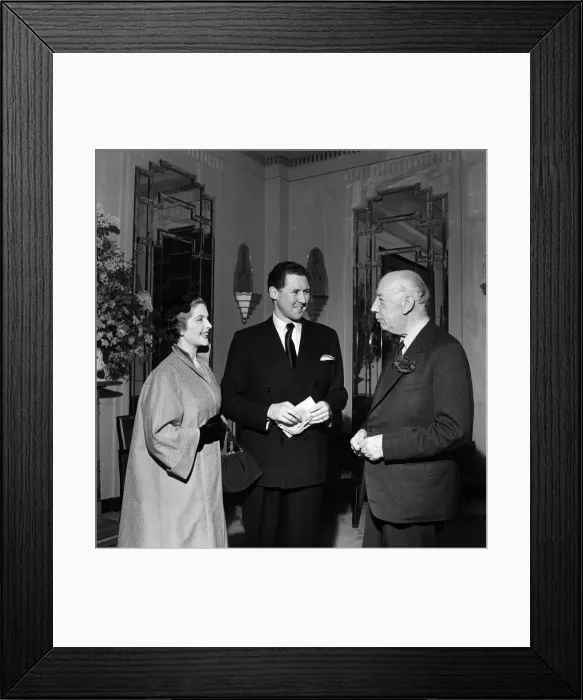 Framed Print : Guests chatting at a Cocktail Party. November 1952 C6295-003 Framed Print : Guests chatting at a Cocktail Party. November 1952 C6295-003
