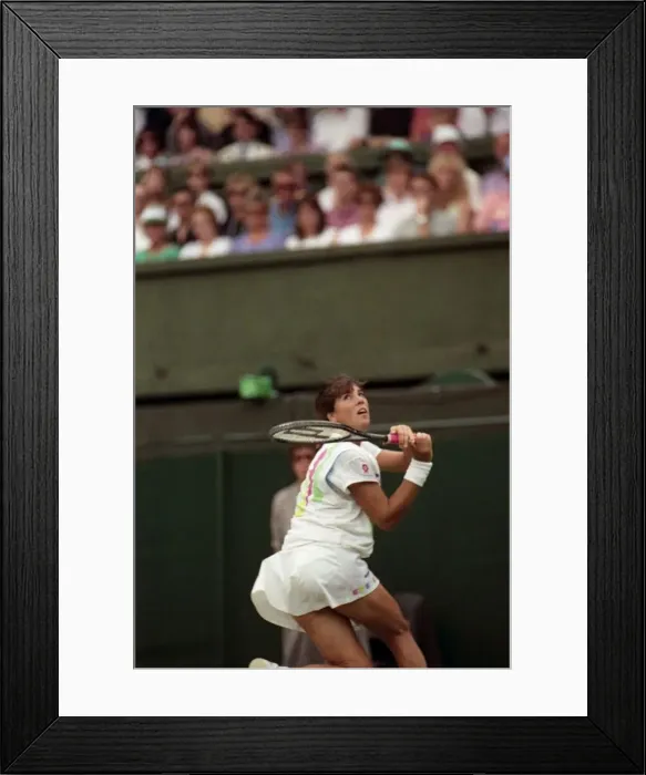 Framed Print : All England Lawn Tennis Championships at Wimbledon Ladies Singles Second Round Framed Print : All England Lawn Tennis Championships at Wimbledon Ladies Singles Second Round