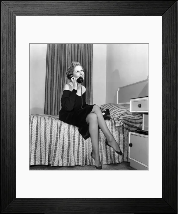 Framed Print : Belgian cabaret singer and dancer Gaby Silvaire. December 1952 C6227-001