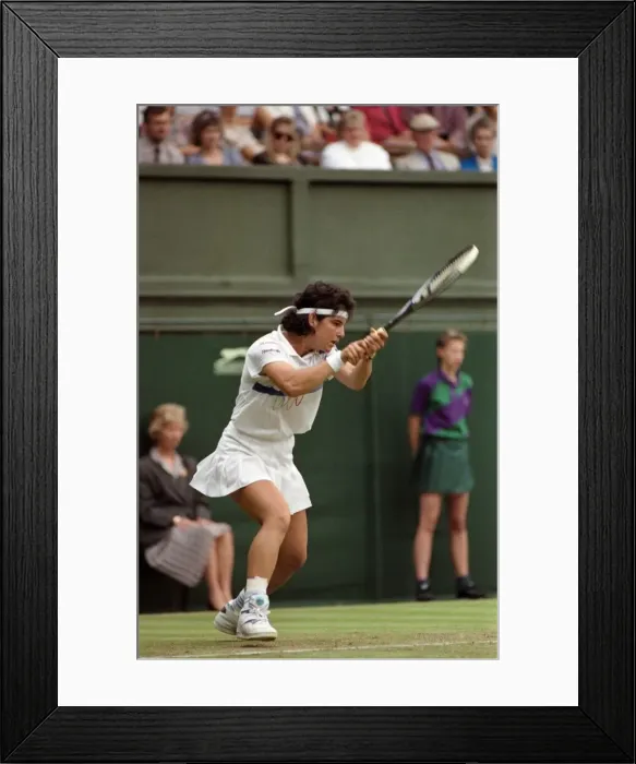 Framed Print : All England Lawn Tennis Championships at Wimbledon Ladies Singles Second Round Framed Print : All England Lawn Tennis Championships at Wimbledon Ladies Singles Second Round