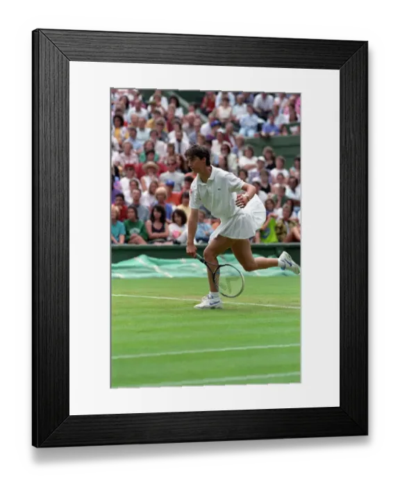 Framed Print : All England Lawn Tennis Championships at Wimbledon Ladies Singles Second Round Framed Print : All England Lawn Tennis Championships at Wimbledon Ladies Singles Second Round