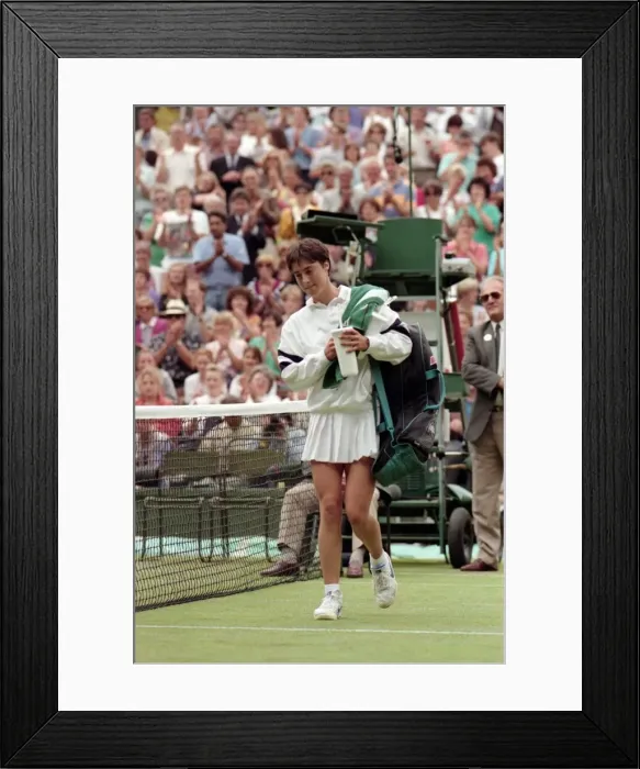 Framed Print : All England Lawn Tennis Championships at Wimbledon Ladies Singles Second Round