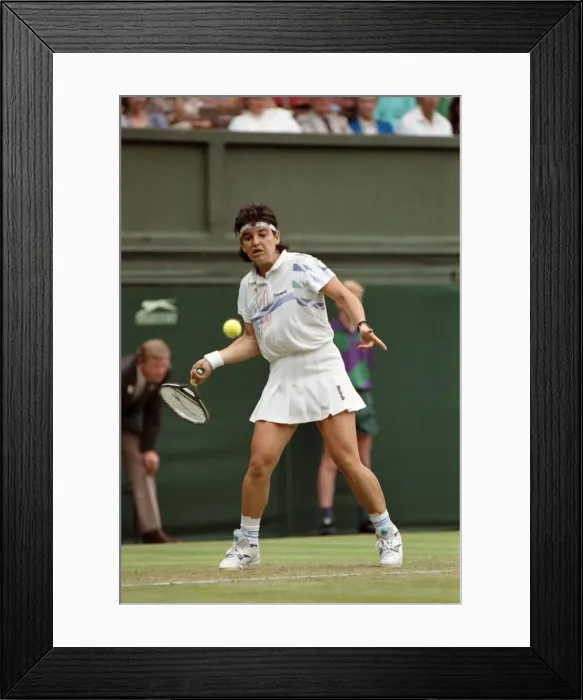 Framed Print : All England Lawn Tennis Championships at Wimbledon Ladies Singles Second Round Framed Print : All England Lawn Tennis Championships at Wimbledon Ladies Singles Second Round