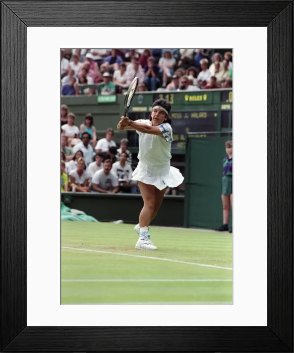 Framed Print : All England Lawn Tennis Championships at Wimbledon Ladies Singles Second Round Framed Print : All England Lawn Tennis Championships at Wimbledon Ladies Singles Second Round
