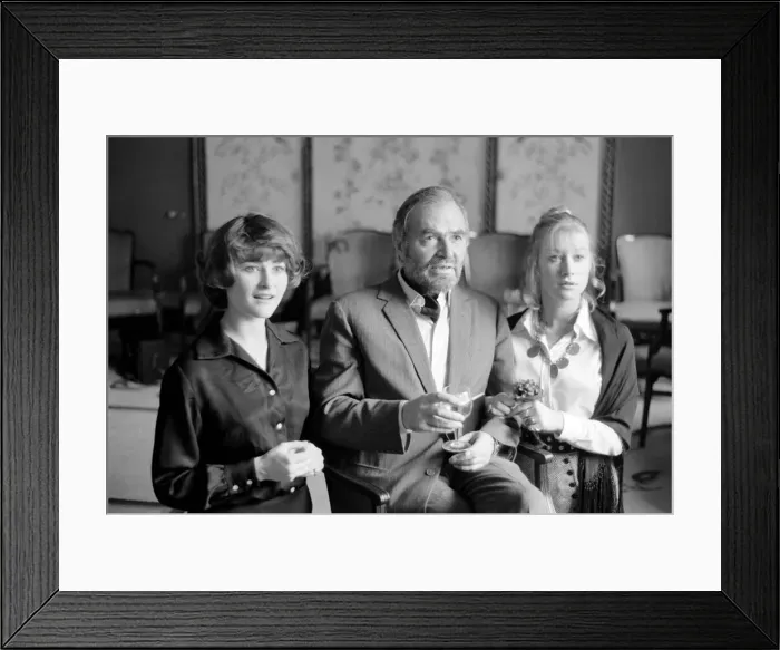 Framed Print : A press reception was held today at the Dorchester hotel for actor James Mason who stars Framed Print : A press reception was held today at the Dorchester hotel for actor James Mason who stars