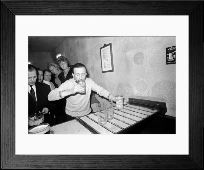 Framed Print : Going to work on an egg is the understatement of the day to 46 years old Taffy Gordon of
