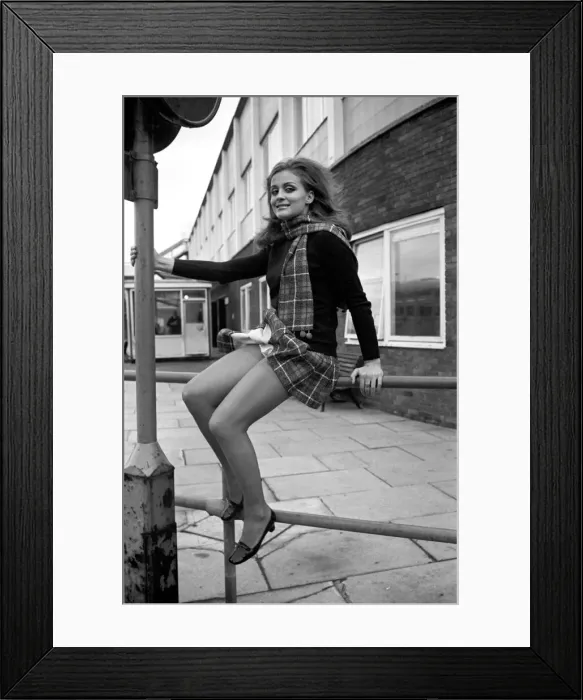 Framed Print : The Miss World'contestants arriving at Heathrow Airport to take part in
