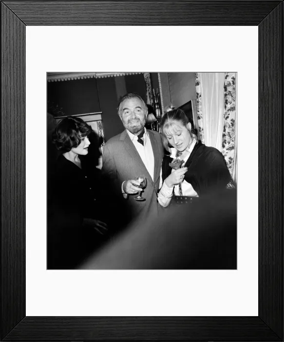 Framed Print : A press reception was held today at the Dorchester hotel for actor James Mason who stars Framed Print : A press reception was held today at the Dorchester hotel for actor James Mason who stars