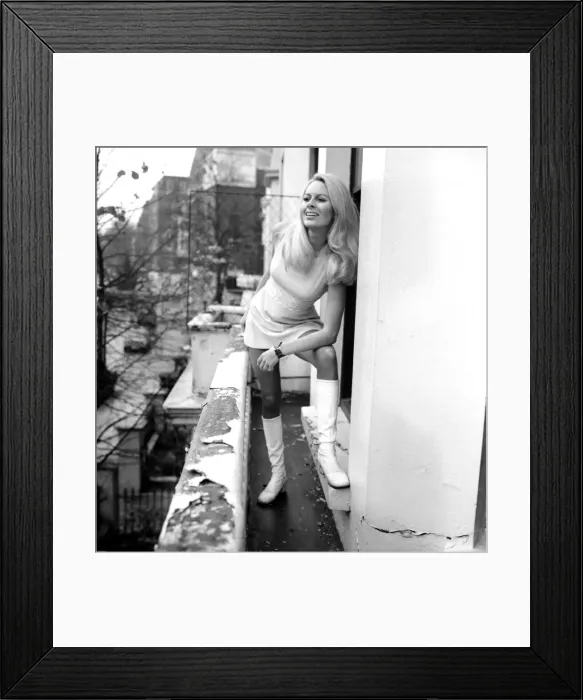 Framed Print : Andrea Lloyd model and actress aged 23, blonde and green eyed Framed Print : Andrea Lloyd model and actress aged 23, blonde and green eyed