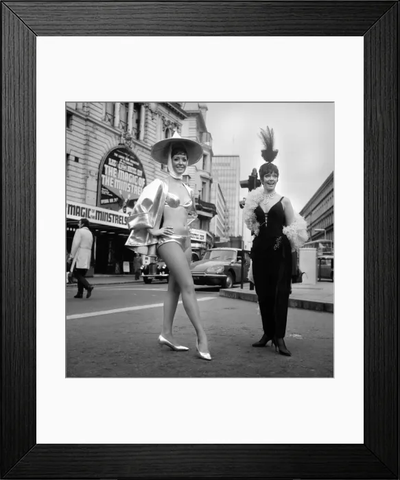 Framed Print : The Magic of the Minstrels'new show opens at the Victoria Palace