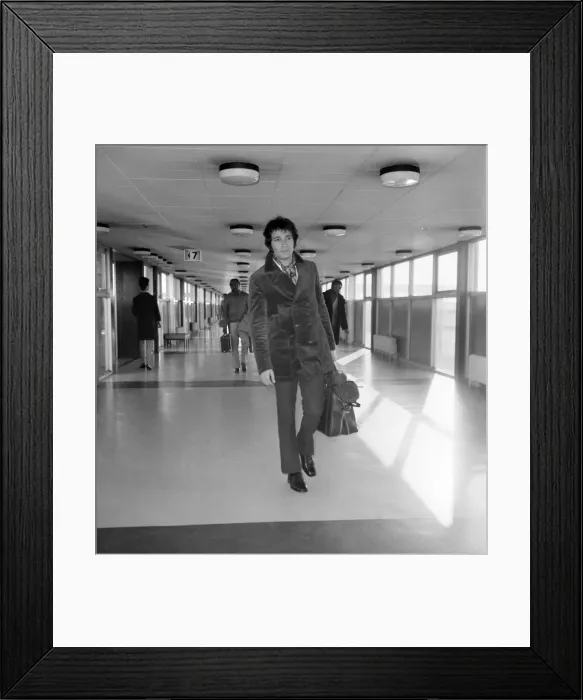 Framed Print : Musician Herb Alpert arriving at Heathrow Airport today from Amsterdam for the Royal Gala Framed Print : Musician Herb Alpert arriving at Heathrow Airport today from Amsterdam for the Royal Gala