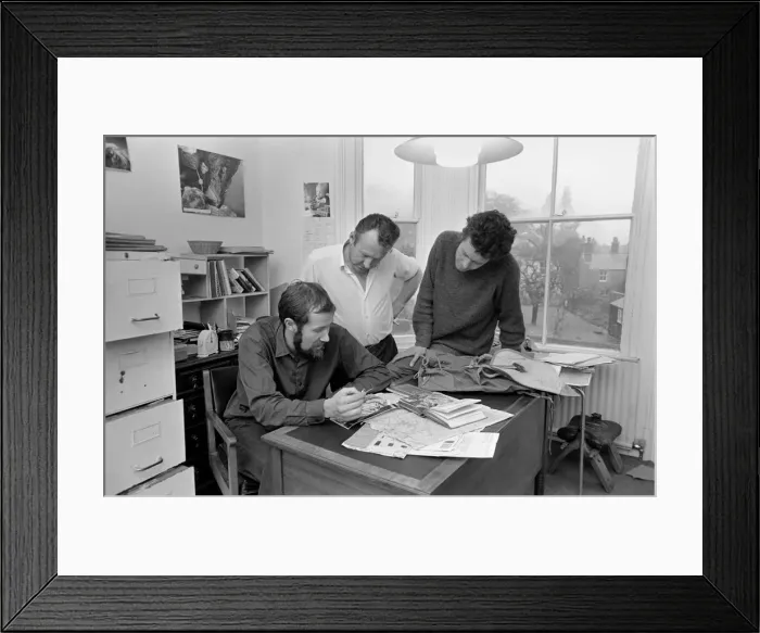 Framed Print : Chris Bonington, who is to lead the expedition to climb the south face of Annapurna in
