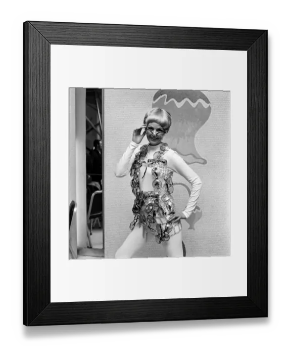 Framed Print : Correna today presented their Spring and Summer 1970 all weather fashion glasses in a Framed Print : Correna today presented their Spring and Summer 1970 all weather fashion glasses in a