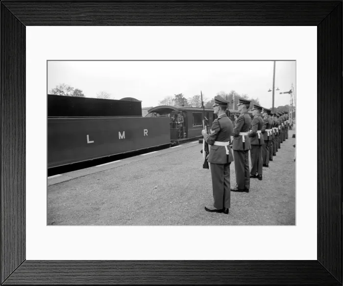 Framed Print : The last steam train to run at the Army depot at Longmoor