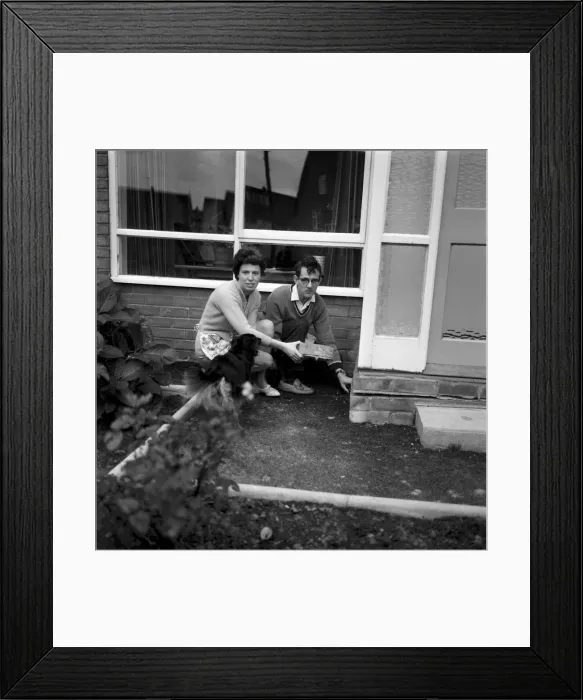Framed Print : Tenants in Parkthorne Road, Preston, are leaving their six homes at short notice due to a