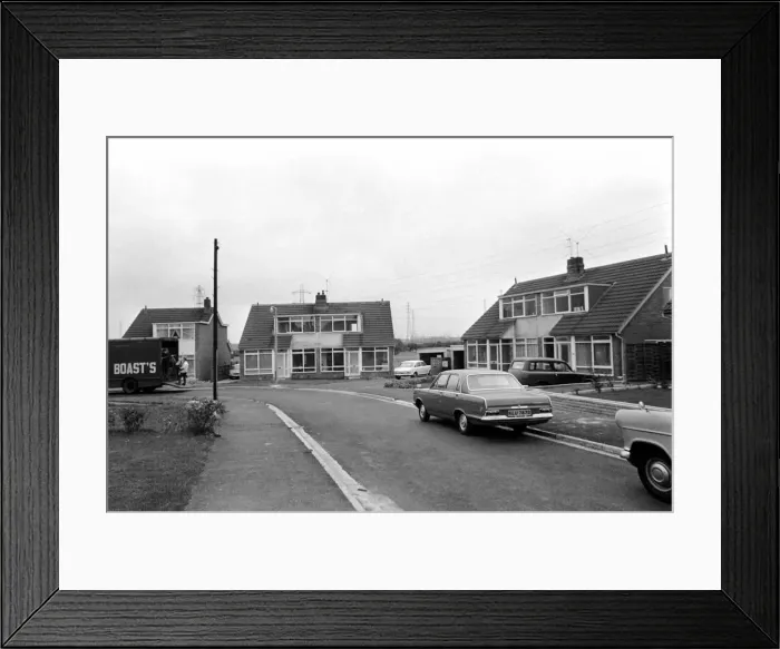 Framed Print : Tenants in Parkthorne Road, Preston, are leaving their six homes at short notice due to a