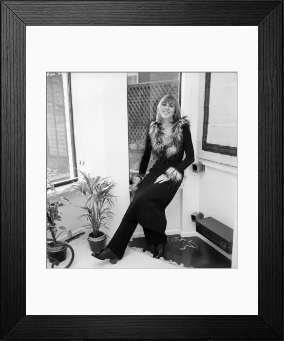 Framed Print : Gabrielle Crawford in Harlow'for the London premiere Framed Print : Gabrielle Crawford in Harlow'for the London premiere