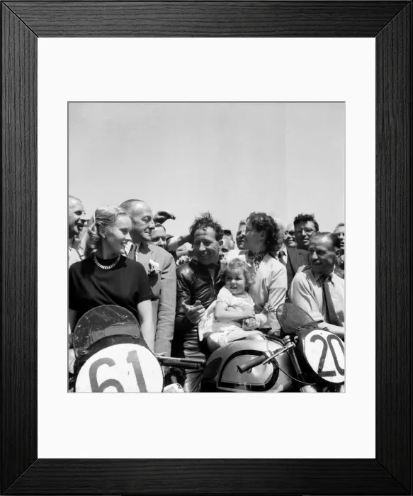 Framed Print : Motorsport. Isle of Man TT Races 1953 J. Blett( 20) Framed Print : Motorsport. Isle of Man TT Races 1953 J. Blett( 20)