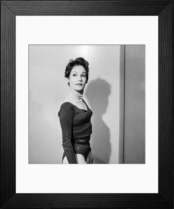 Framed Print : Ballet Dancer Belinda wright in her dressing room. April 1953 D2112 Framed Print : Ballet Dancer Belinda wright in her dressing room. April 1953 D2112