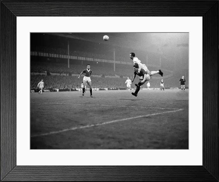 Framed Print : Tottenham Hotspur v Glasgow Rangers European Cup 1962 Goal Framed Print : Tottenham Hotspur v Glasgow Rangers European Cup 1962 Goal