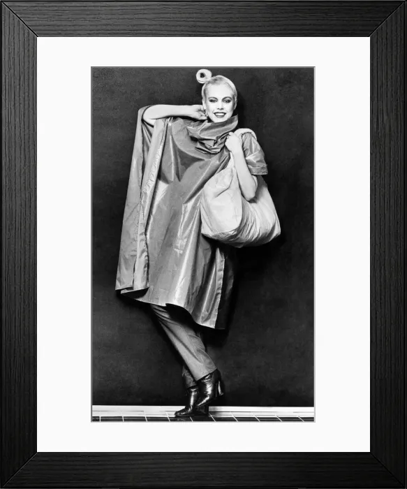Framed Print : Fashion-Rainwear: New York - Powerhouse of the 80 s Framed Print : Fashion-Rainwear: New York - Powerhouse of the 80 s