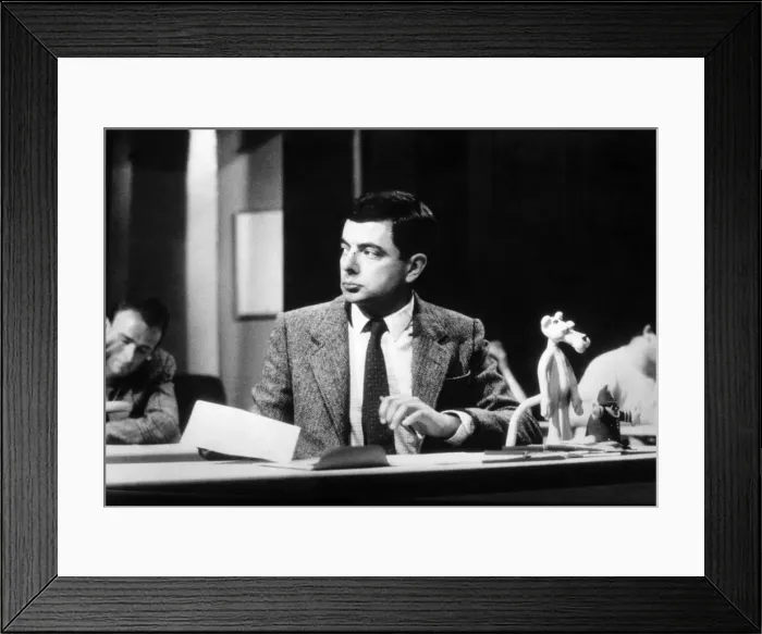 Framed Print : Comedy actor Rowan Atkinson. January 1989 P017095 Framed Print : Comedy actor Rowan Atkinson. January 1989 P017095