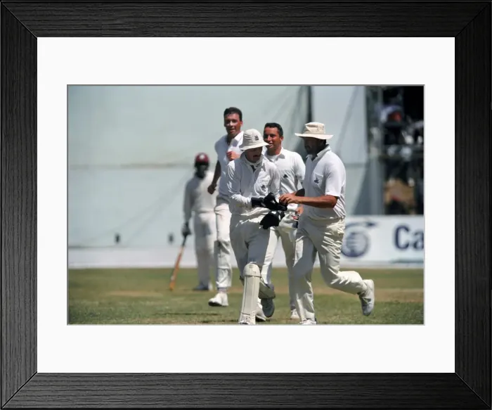 Framed Print : Cricket 1st Test. West Indies v. England. February 1990 90-1173A-145 Framed Print : Cricket 1st Test. West Indies v. England. February 1990 90-1173A-145